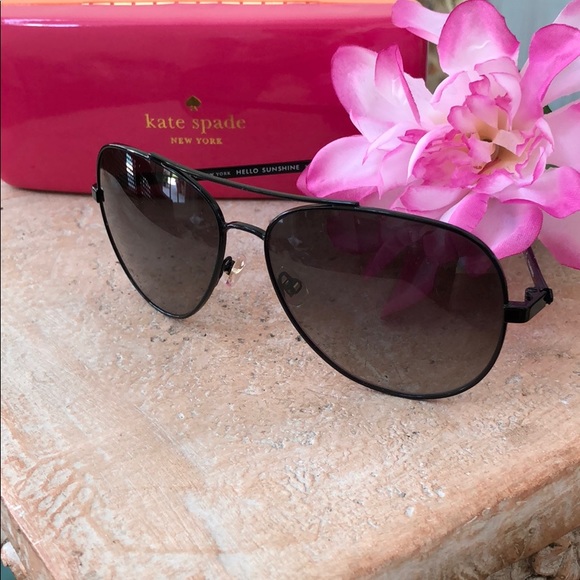 kate spade Accessories - Kate Spade polarized Aviator sunglasses NEW